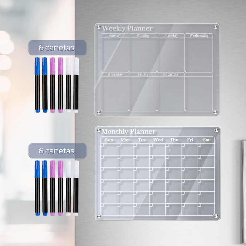 Planner em Acrílico